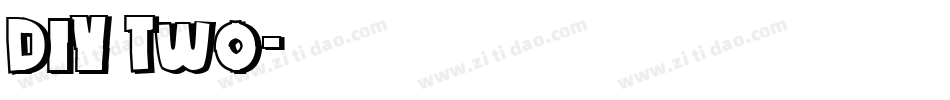 DIY Two字体转换